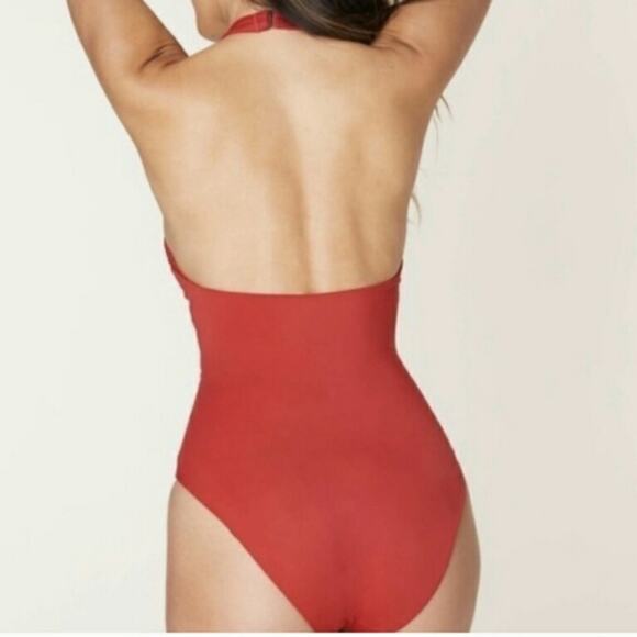 Andie Luzon Chili Pepper One Piece Eco Nylon Swimwear Bathing Suit Size XS New - Picture 3 of 10
